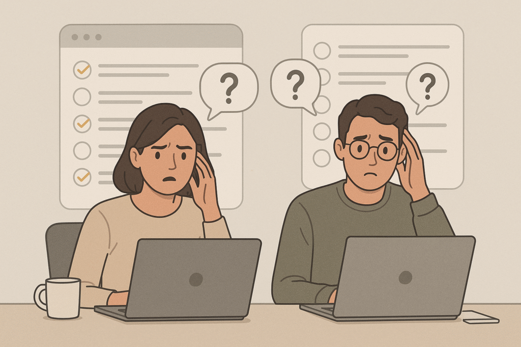 Resolve Conflict with unclear tasks