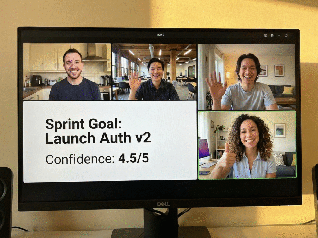 Remote Sprint Planning Ends Early