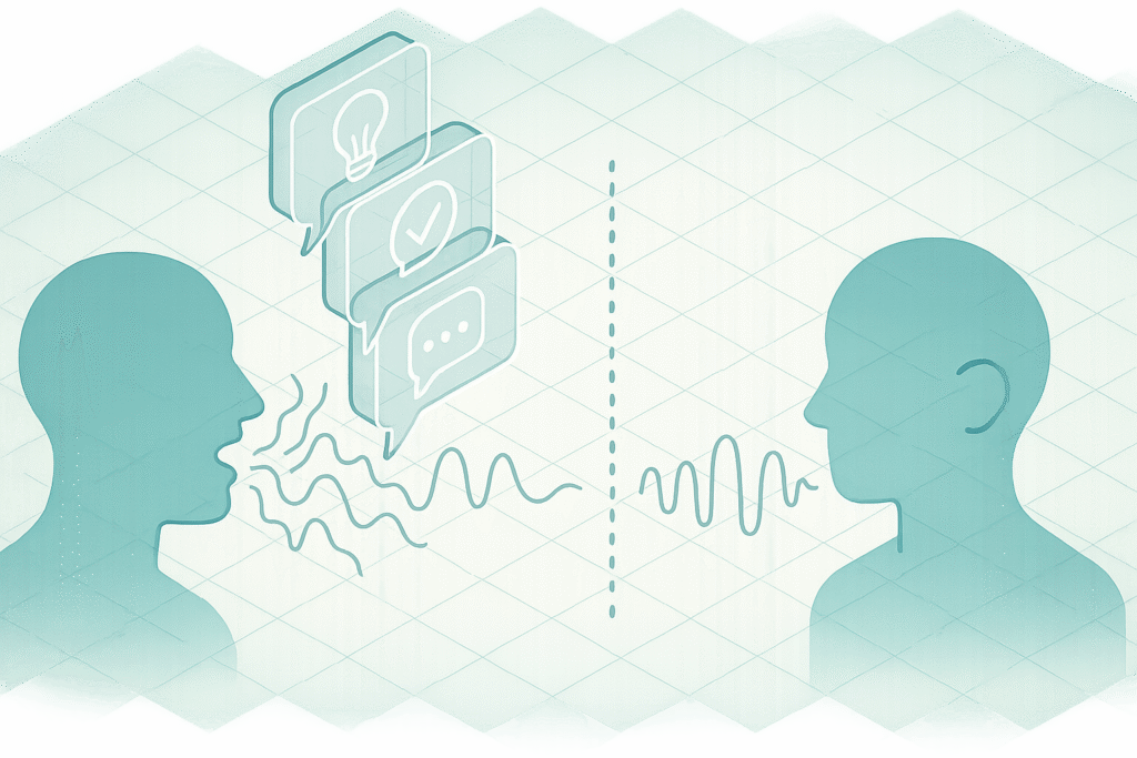 Clear communication with active listening