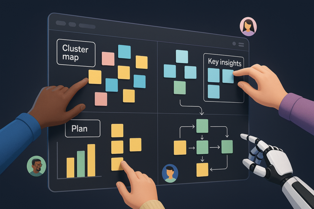 Whiteboard to facilitate decision making